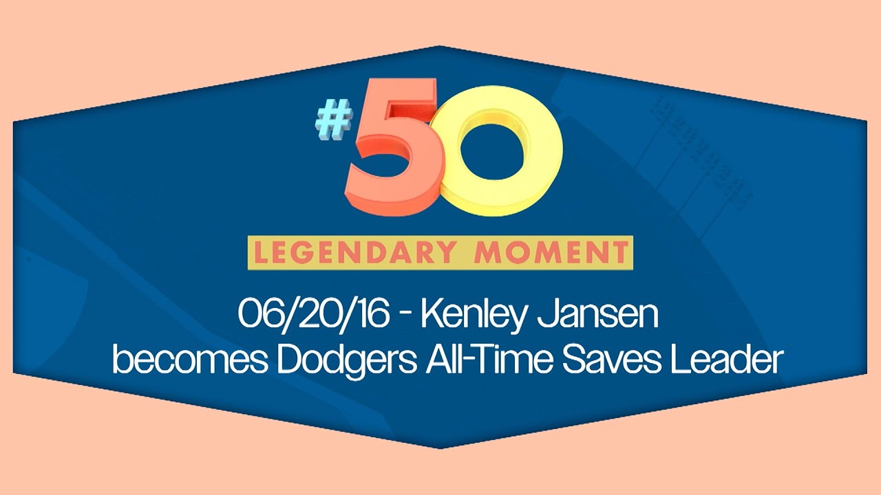 Legendary Moment #50 - Kenley Jansen Dodgers All-Time Saves Leader
