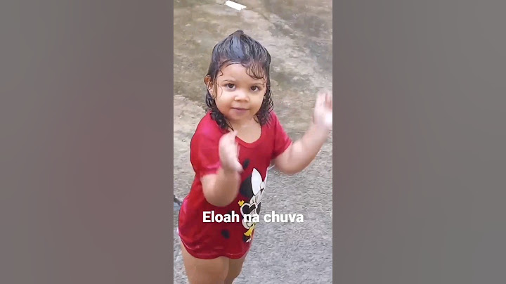 Eloah tomando banho de chuva.. 🤣🤣