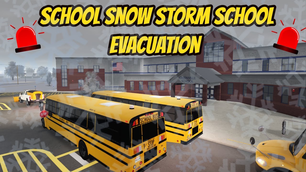 Greenville, Wisc Roblox l School Bus Snow Storm Update Roleplay - YouTube
