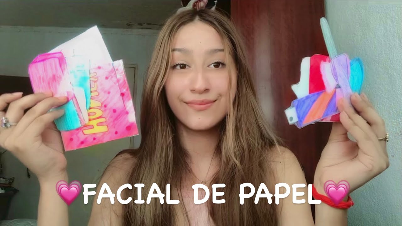 TE HAGO UN SKIN CARE DE PAPEL💗 FORMATO VERTICAL😳 — ♡ ASMR ♡ Cinthia