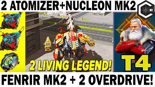 КОЛЯ РУЛИТ НА ОЛЕНЕ! FENRIR 2 ATOMIZER NUCLEON MK2 + 2 OVER +LAST WAR ROBOTS ПИЛОТ КОЛЯН Т4 75% УРОН