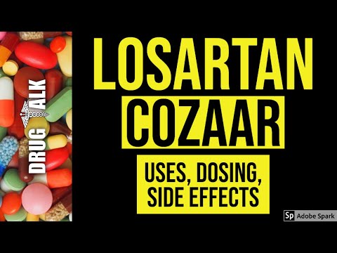 Video: Losartan - Bivirkninger, Dosering, Brug Og Mere