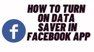 how to turn on data saver in facebook app