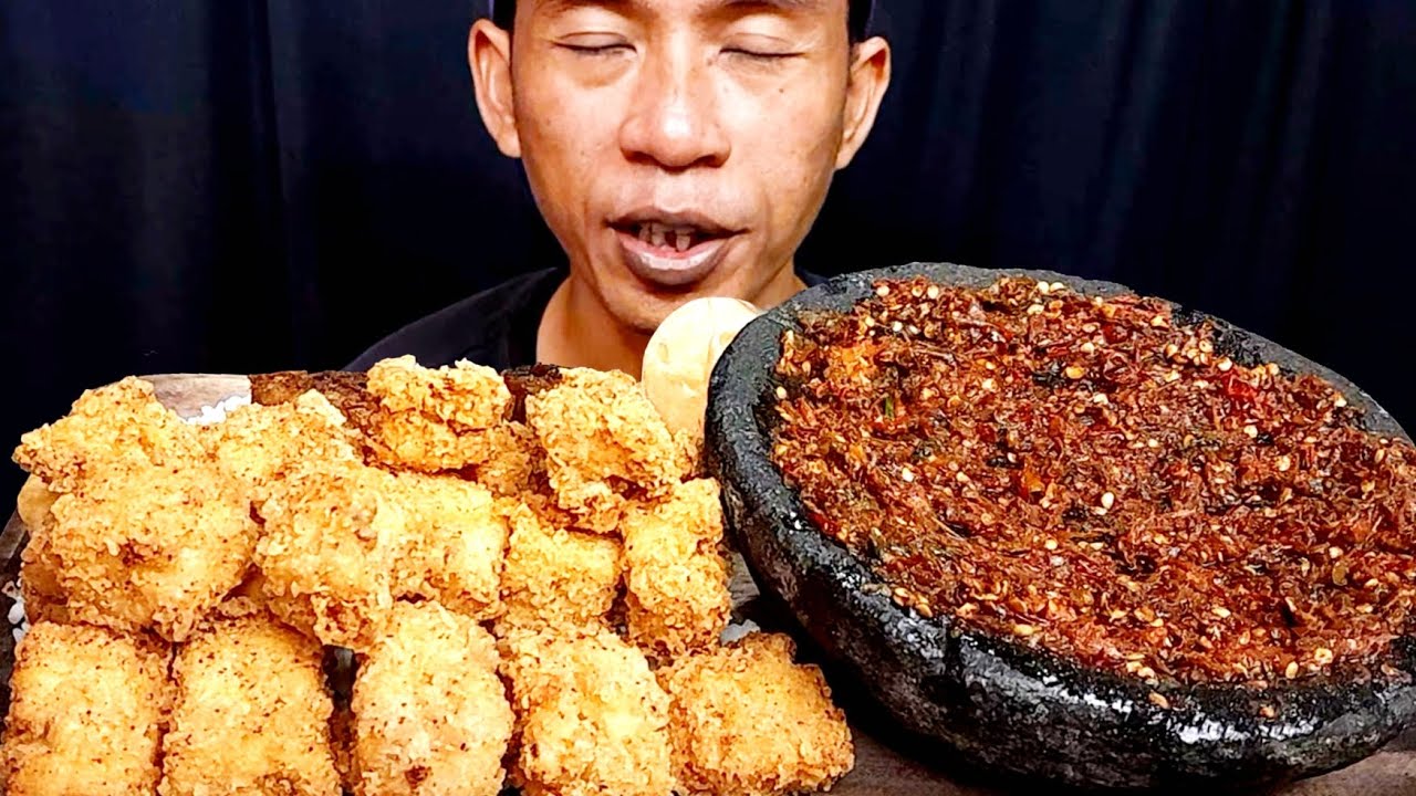 PALING ENAK SEDUNIA..‼️BUKA PUASA SAMBEL TERASI TAHU KRISPY