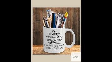 Funny coffee mugs, Funny coffee cup, large coffee mug, Me Grumpy Not Smiling digital print Coffee...