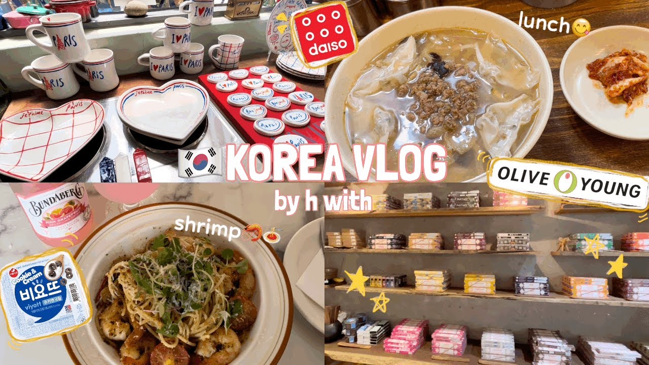 #34 とにかく楽しすぎた5年ぶりの韓国旅行🇰🇷2泊3日で初の1人渡韓！/おすすめの雑貨屋さん/ガーリックシュリンプパスタ🧄🦐/念願のビヨット🫶/明洞･弘大･東大門…