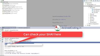 Android generating sha1 key || How to get SHA1 Algorithm || Easy way to get SHA1 Key