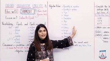 Class 4 - English - Unit 12 - Lecture 1 Listen and speak - Allied Schools