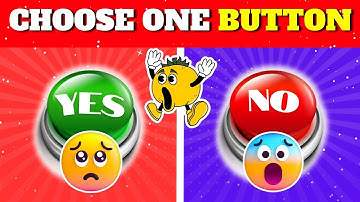Would you Rather | Choose One BUTTON...! 😱 YES or NO Challenge | Button Game #quiz #puzzle  #youtube