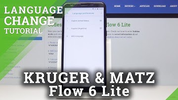 How to Open Language Settings in KRUGER & MATZ Flow 6 Lite - Change Language