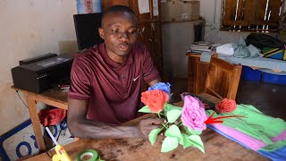 Yastaajabishaatengeneza Maua Kwa Kutumia Mifuko