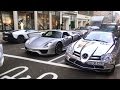 A Day Car Spotting in London - 5 Veyrons, 918s, LaFerrari, F40, Carrera GT, Miura, 288 GTO etc