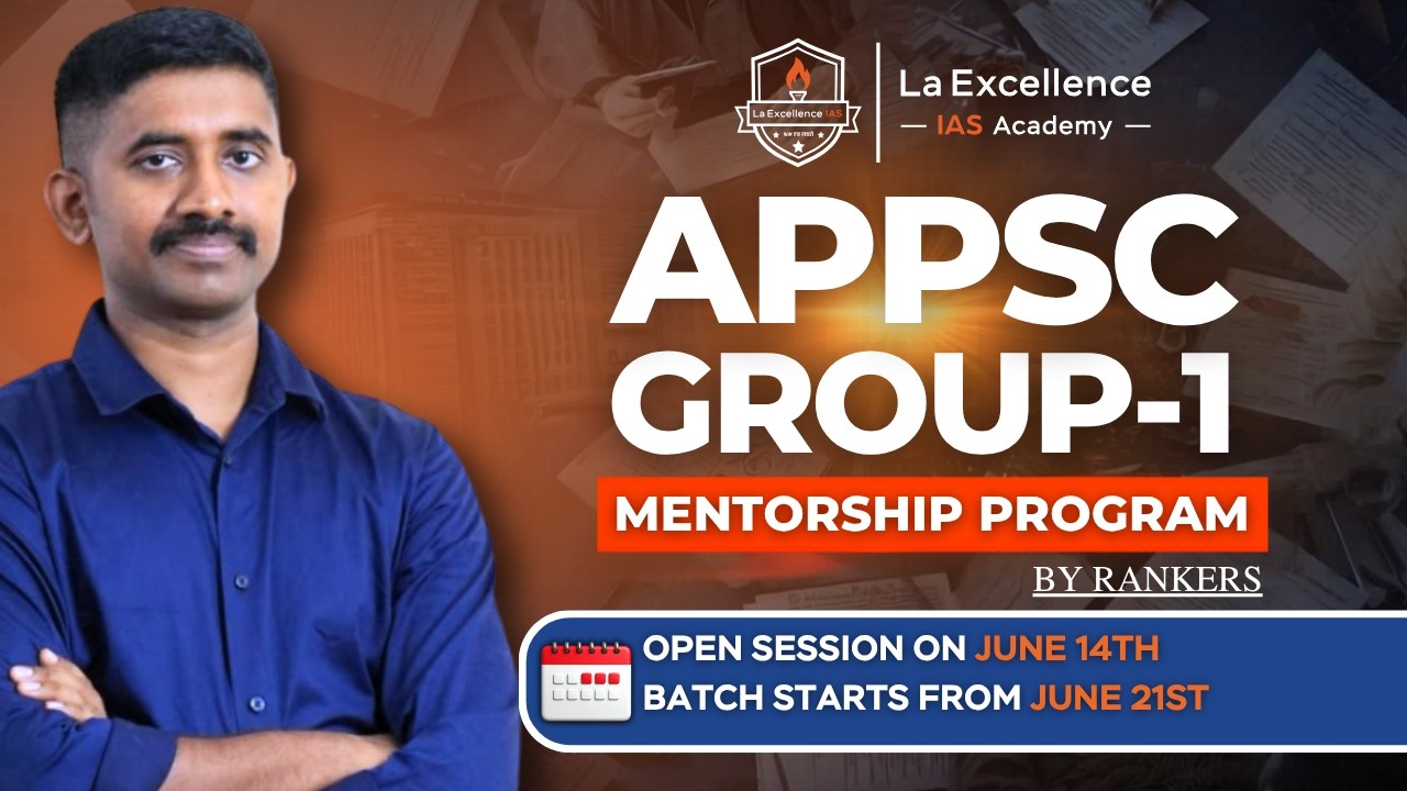 APPSC Group 1 mentorship program by Rankers | Mana La Excellence - YouTube