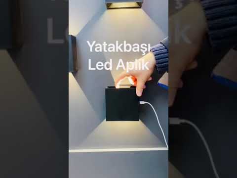 Usb Hızlı Şarj Özellikli Ayarlanabilir LED Aplik