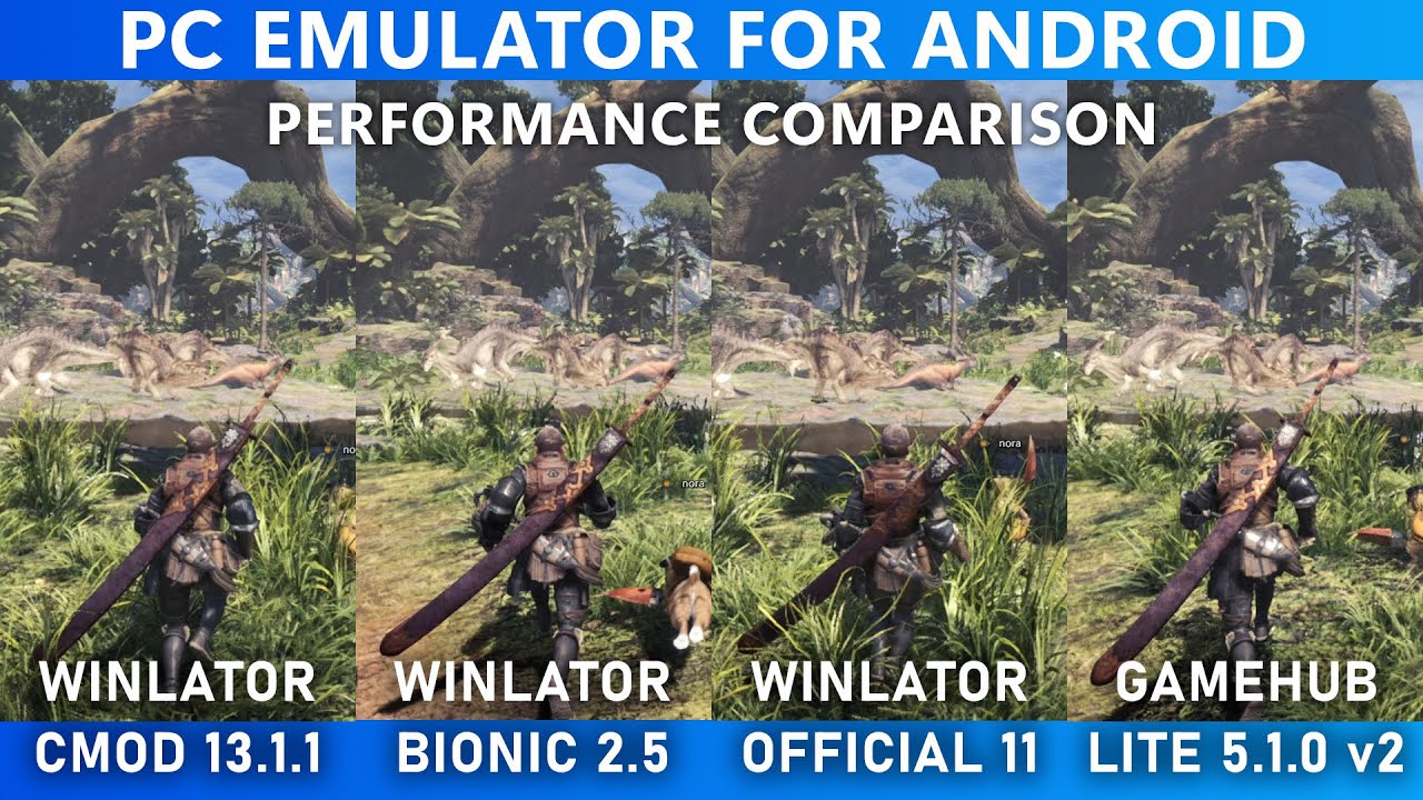 Winlator Bionic MONSTER HUNTER WORLD | Winlator CMOD vs Winlator BIONIC vs Winlator ...