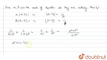 If `alpha, beta` are the roots of the equation `x^(2)-7x+1=0` then value of