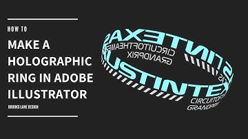 HOW TO MAKE A HOLOGRAM TEXT EFFECT IN ADOBE ILLUSTRATOR