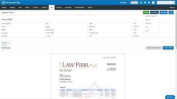 Creating Client Invoices in Clio