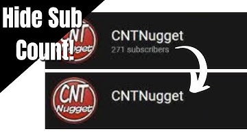 How to HIDE your SUBSCRIBER COUNT on YOUR YouTube Channel!