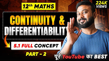 Class 12th NCERT Maths | Ex 5.1 Introduction Part 2 | Chapter 5 Continuity & Differentiability