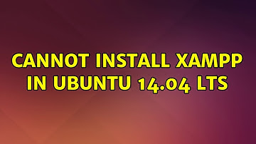 Cannot install xampp in ubuntu 14.04 LTS