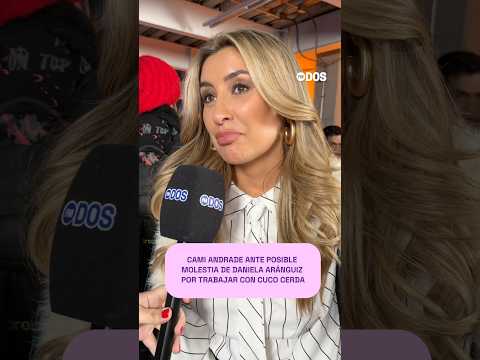 Cami Andrade sobre su relación de trabajo con Cuco Cerda 😮