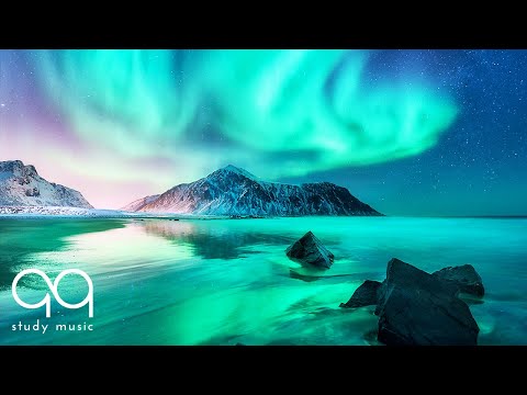 Relaxing Ambient Music 🔵 Aurora Borealis \u0026 Northern Lights Music for Deep Focus \u0026 Study