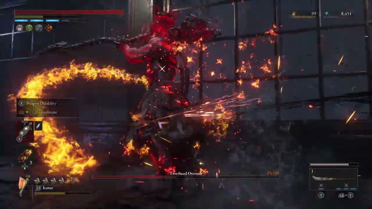 Lies of P Overture - Two faced Overseer Boss Fight No Hit/ No damage/ Perfect parry only