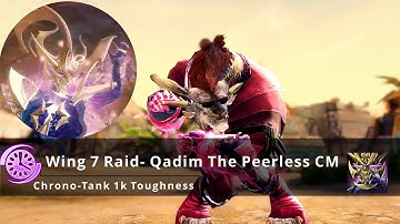 (Outdated) Guild Wars 2- Wing7 - Qadim The Peerless (CM) -Chronomancer Tank POV gameplay (EN/TH sub)