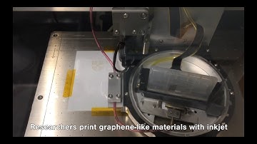 Researchers print graphene-like materials with inkjet
