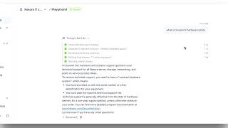 Test an AI Agent Against Indexed Knowledge Sources