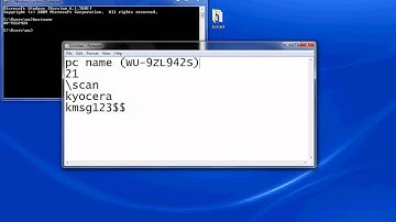 Kyocera Scan to FTP setup
