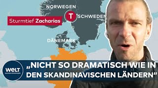 STURMTIEF ZACHARIAS: Orkanartige Böen wüten in Norddeutschland – Beruhigung aber in Aussicht