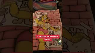 Toy chica fnaf coloring page #fnaf
