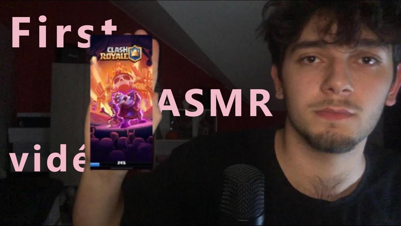 MA PREMIÈRE VIDÉO ASMR (Clash Royal en détente)