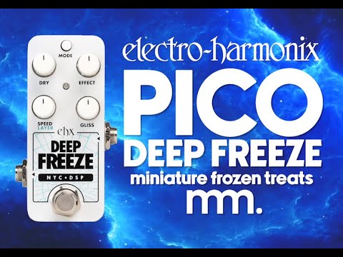 MusicMaker Presents - EHX PICO DEEP FREEZE: Did EHX Just Sneak A SUPEREGO Into A FREEZE Pedal?? Yep!