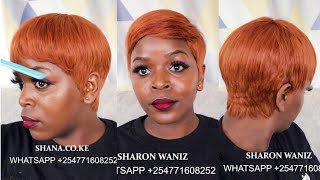 GINGER PIXIE WIG 😍 ISSA WIG!!Most Natural Looking Short curly Pixie Wig Style A Wig  Sharonwanizwigs