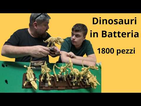Dinosauri in batteria 1800 pz