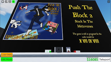 Push The Block 2: Stuck In The Metaverses Trailer | Obby Creator