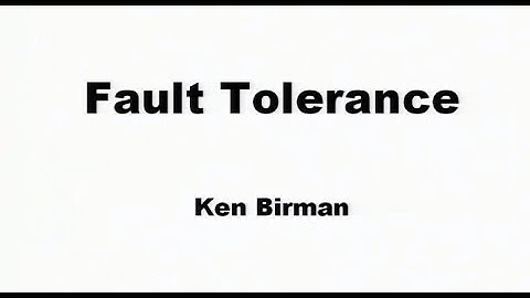 Evolution of fault tolerance