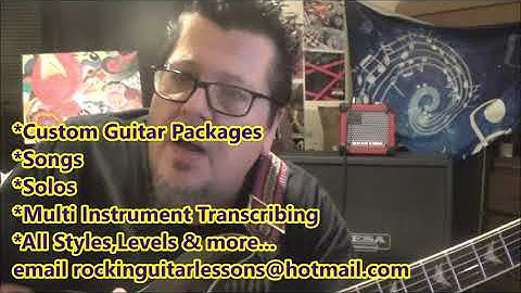 YOU pick what YOU WANT to LEARN - CVT Guitar & Bass Lessons by Mike Gross