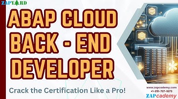 FREE 💥💥 ABAP Cloud Back-end Developer Certification Quizzes Practice
