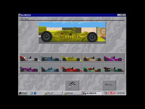 Al Unser Jr arcade racing Windows 95 PC - Mindscape Bordeaux
