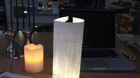 Trial of an arduino led candle