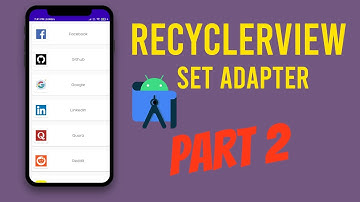 Android Recyclerview tutorial  Recyclerview Example || Recyclerview Adapter Android Studio part 2