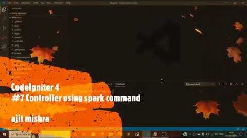 Codeigniter 4 from scratch in Hindi #7 #controller | Create Controller using spark command