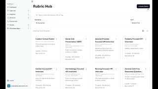 Neural Consult Training Video: Creating and Editing Rubrics