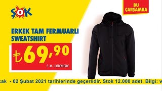 Şok Erkek Fermuarlı Sweatshirt Ve Tek Alt Eşofman Reklamı