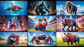 Incredible Animal Fusion Hybrids Marvel Superheroes Spider Man Hybrid With Other Animal Species