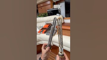 Water Heater Element replacement on a sailboat #sailboat #sailing
